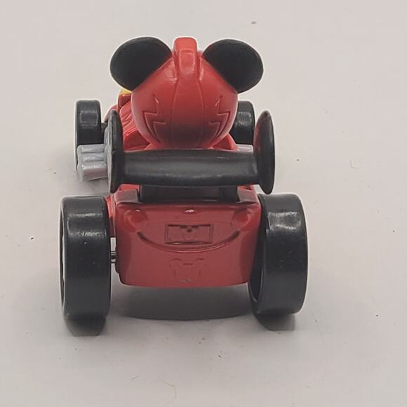 Mickey Mouse Roadster Racers Hot Rod Diecast Red Race Car 2016 Mattel - Picture 4 of 5